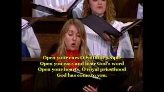 Tune our spirits, Lord.