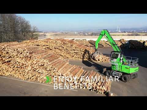Green Efficency Drive: SENNEBOGEN 735 E Mobile at ligna 2019