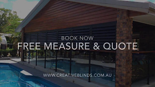 Matte Black Aluminium Shutters