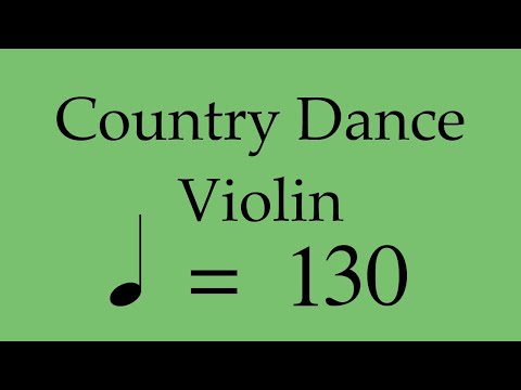 Suzuki Violin Book 5 | Country Dance | Piano Accompaniment | 130 BPM