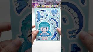 Download lagu paper doll dress up sticker - cute doll dress up sticker #shorts mp3