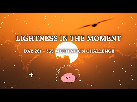 365 Days Meditation Challenge | Day 261 - Lightness in the Moment🌿