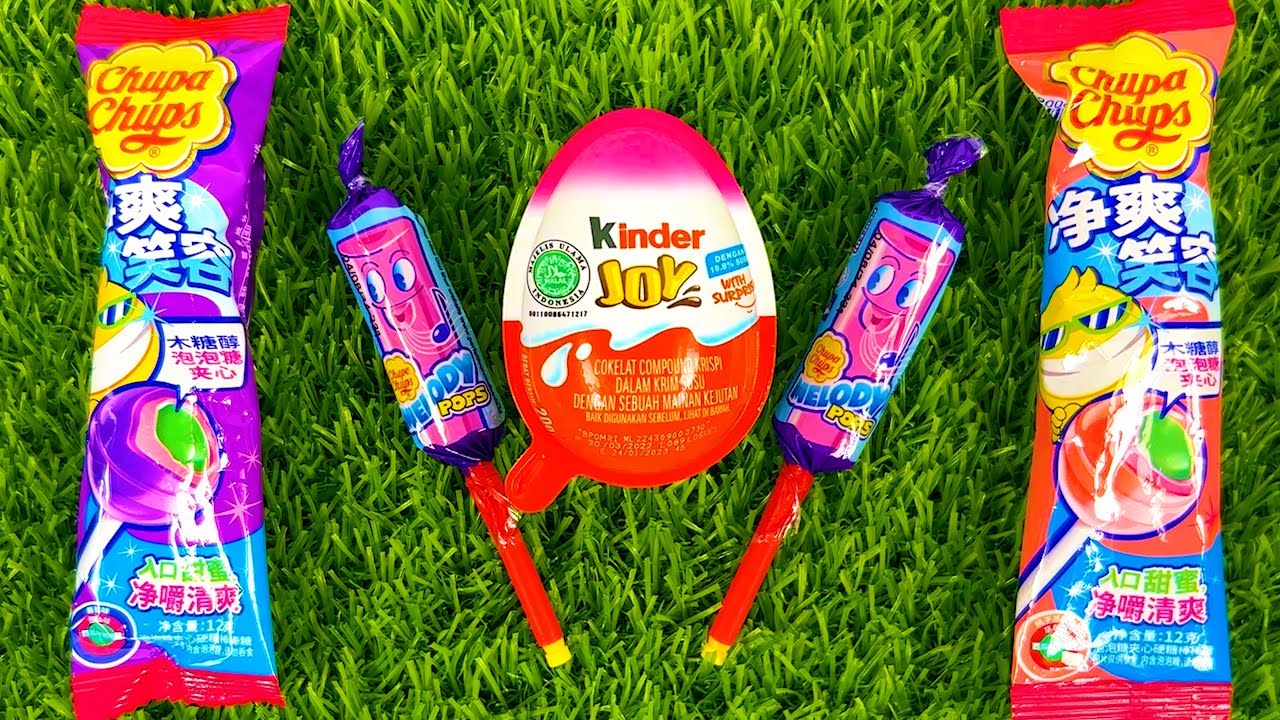 Yummy Lollipops and Candies Opening ASMR 🍭 Satisfying Video - Chupa Chups Melody Pops, Kinder Joy