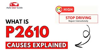 OBD Code p2610 Guide to Repair