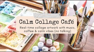 Real Time Art Journal Page | Mixed Media Collage Journaling