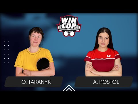07:00 Olena Taranyk - Anastasiia Postol 21.10.2024 WINCUP Women Master. TABLE 1