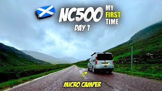 LIVING on the Scotland Nc500 in my MICRO CAMPER - DAY 1