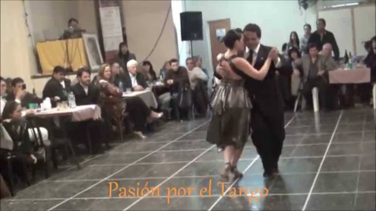 NADIA IBAÑEZ y DIEGO CHANDIA Bailando el Tango RÍE PAYASO en FLOREAL MILONGA
