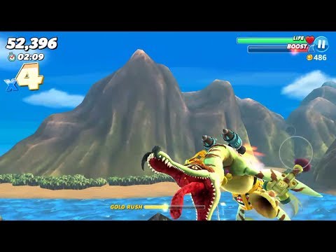 Drago vs Birds in Pacific Island Live Contest (Win Archie) - Hungry Shark World