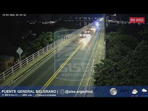 Camaras en Vivo Puente General Belgrano - SISE Argentina®