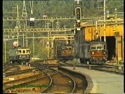BLS SBB Eisenbahnknoten Brig 1991