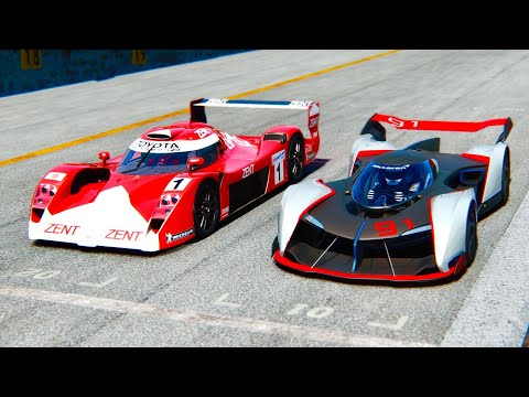 McLaren Ultimate Vision GT vs Toyota GT One at Monza GP