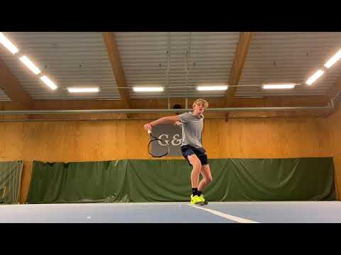 Lukas Hansson College Tennis Recruiting Video (Fall 2022)