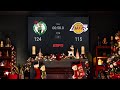 Boston Celtics @ Los Angeles Lakers |#NBAXmas on ESPN live scoreboard