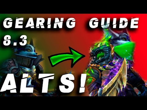 FASTEST way to gear in patch 8.3 gearing guide for returning players  / alts World of warcraft