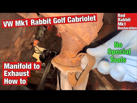 VW Mk1 manifold to exhaust spring clamp install (no special tools)