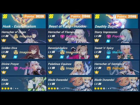 [Honkai Impact 3] MA Masters 102228 Existentialism(38336)/Houdou(31946)/Doom(31946)