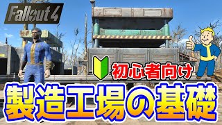 フォールアウト４ クラフト初心者向け製造工場のやり方！