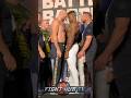 Tyson Fury STARES DOWN Francis Ngannou in FINAL face off at weigh in!