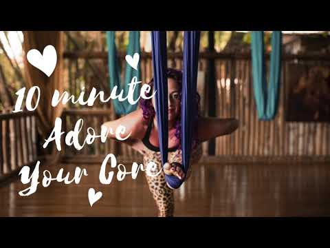 10 Minute Adore Your Core Aerial Yoga Workout
