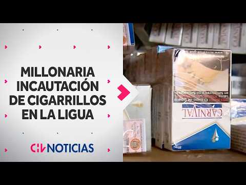 Millonaria incautación de cigarrillos de contrabando en La Ligua: Avaluado en $1.600 millones