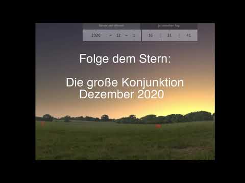 Der Weihnachtsstern 2020: Die große Konjunktion Jupiter und Saturn am 21.12.2020