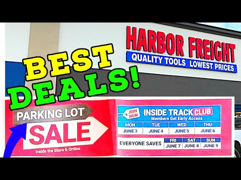 Harbor Freight June Parking Lot Sale Best Deals!