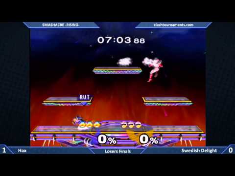 Smashacre Rising - Hax vs Swedish Delight - Losers Finals - SSBM