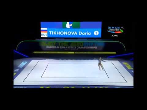 TIKHONOVA Daria (RUS)  -  FINAL JUNIORS IW Aerobic Gymnastics European Championship 2019
