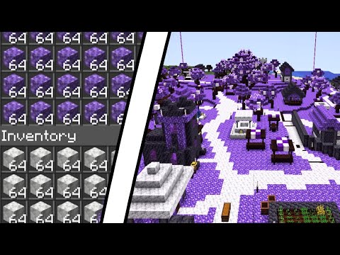 EPIC Amethyst Village Build in Minecraft!!