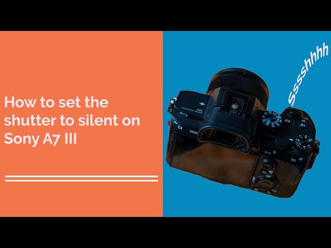How to set the shutter to silent on Sony A7 iii #short #shorts