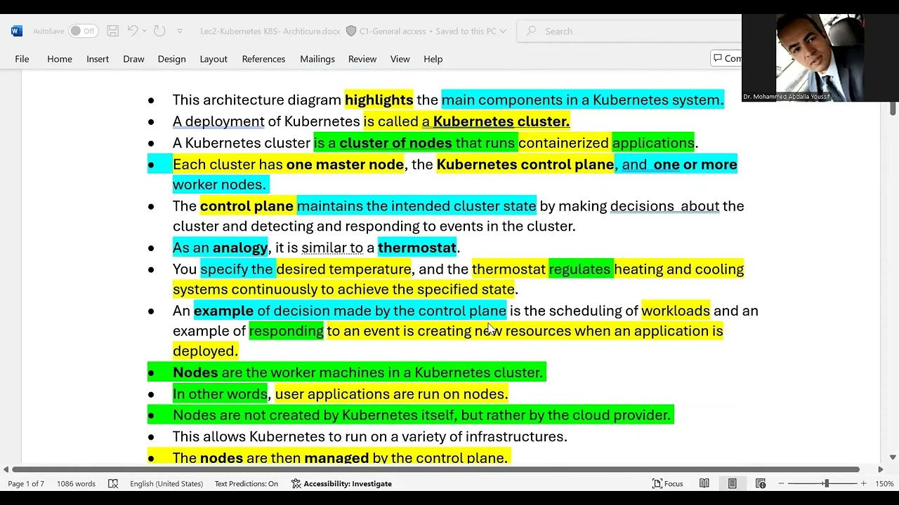Lec2-Kubernetes K8S- Architecture