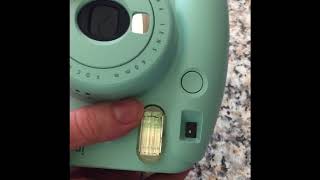 Changing an instax mini 9 film