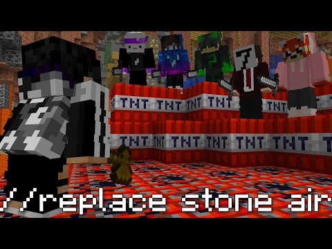 Insane Minecraft Manhunt: Editing the World!