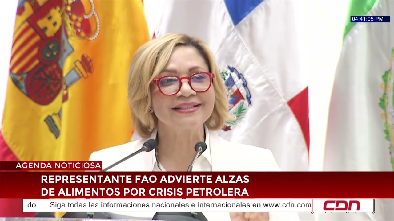 Representante de la FAO advierte alzas de alimentos por crisis petrolera