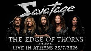 SAVATAGE-Edge of Thorns 4K Live in Athens 25/7/2026 #live #concert  #savatage #festival #music