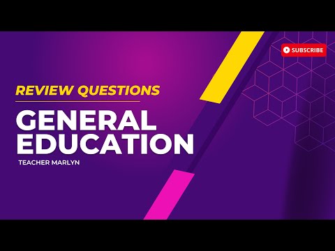 General Education with Rationalization PART I