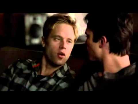 TVD 5X10 Damon Katherine  Katherine lets Damon know about her night with Stefan