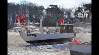 preview picture of video 'Fischkutter auf Usedom, am Strand von Koserow Slideshow'