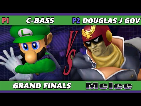 S@X 492 GRAND FINALS - C-Bass (Luigi) Vs. Douglas.J.Gov [L] (Captain Falcon) Smash Melee - SSBM