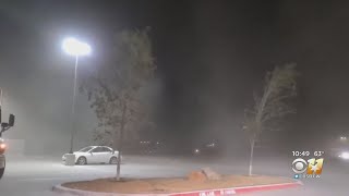 Strong Thunderstorm Winds Move Through Haslet, Tx