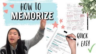HOW TO MEMORIZE FASTER AND EASIER | studycollab: Alicia