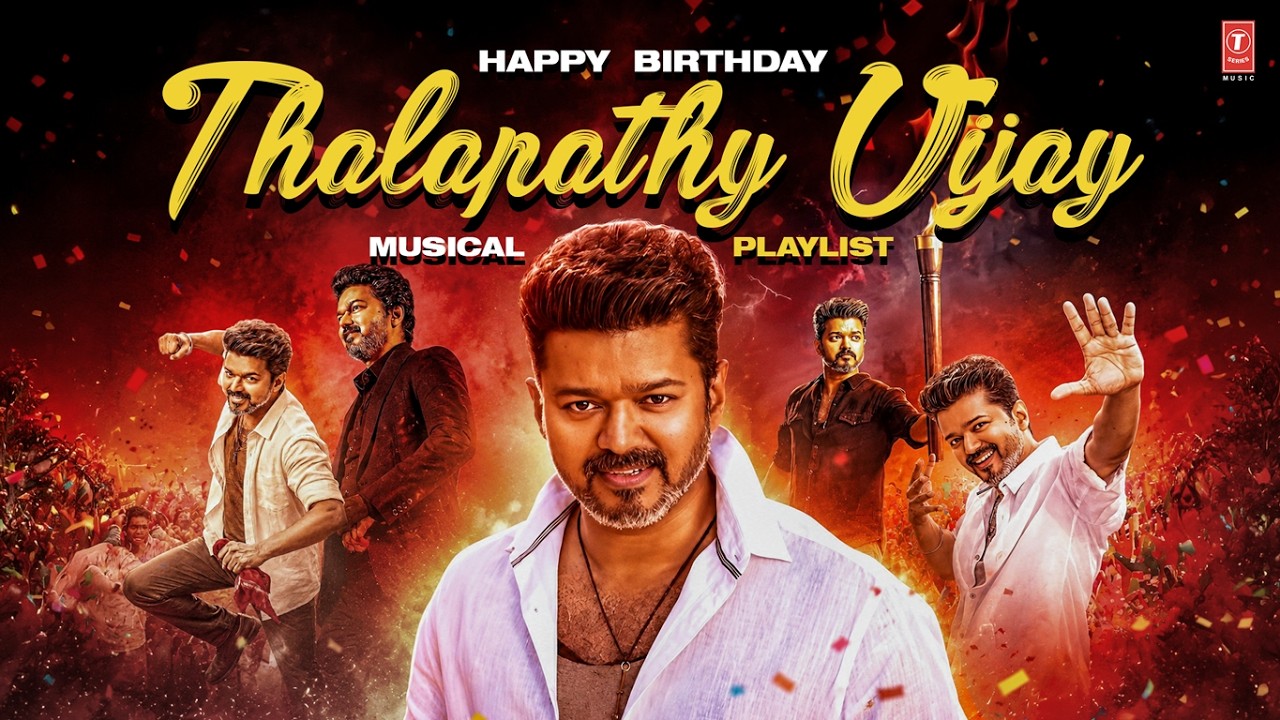 Happy Birthday Thalapathy Vijay Video Musical Playlist | Non-Stop Vijay Hits | T-Series Songs