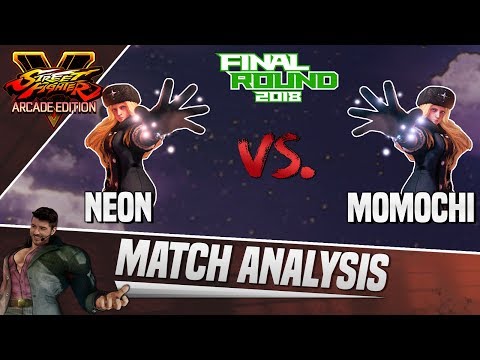 SFV AE Match Analysis: Final Round 2018 - Neon vs. Momochi