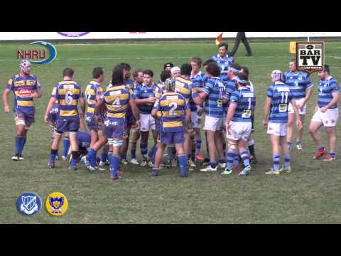 2015 NHRU Round 7 Premier 2 Highlights - Wanderers v Hamilton Hawks