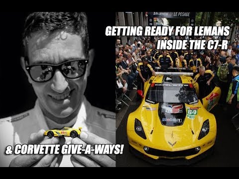 GETTING READY FOR LEMANS 2018 & INSIDE C7-R CORVETTE with OLIVER GAVIN Video