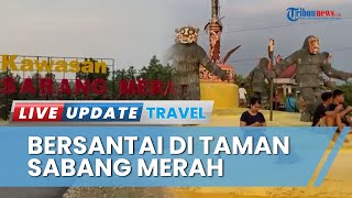 Nikmatnya Santai Sore di Kompleks Taman Sabang Merah Sanggau, Suasana Nyaman dan Banyak Pepohonan