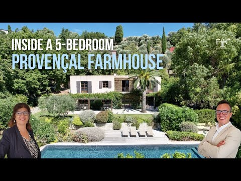 Inside a 5-Bedroom Provençal Farmhouse in Opio