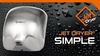 Jet Dryer SIMPLE biely kov