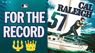RECORDS ARE MEANT TO BE BROKEN 🔱 Cal Raleigh is now the Mariners single-season home run KING 👑